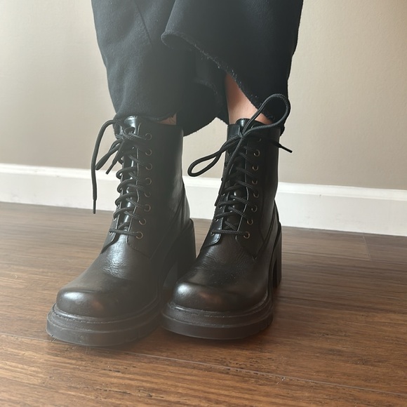 Vintage chunky black boots, 90s-2000s, Y2K - Picture 7 of 7